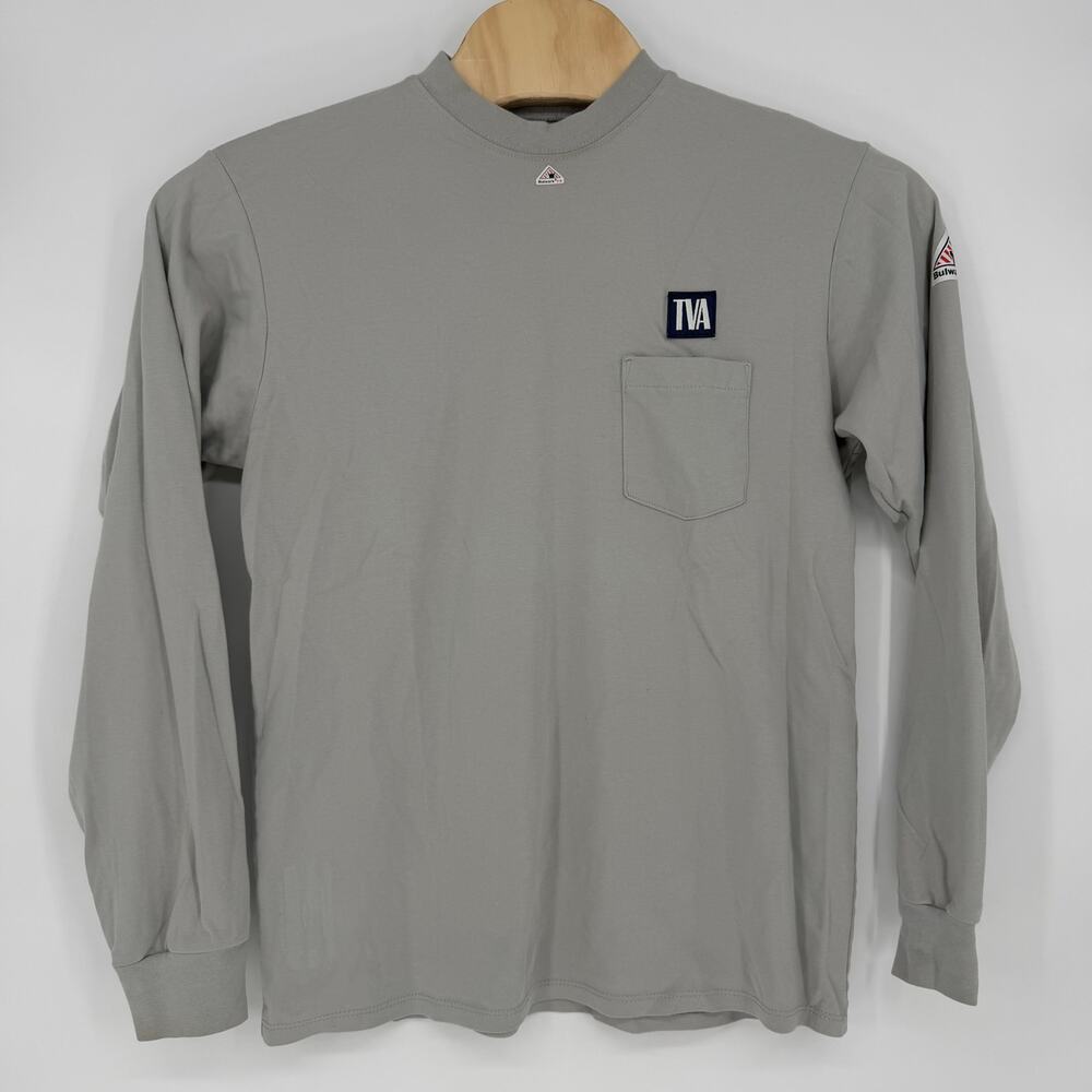 TVA Bulwark Long Sleeve Men's Large Regualr Protective Apparel Gray